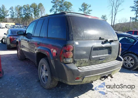 2007 Chevrolet Trailblazer Lt from USA, damaged, VIN 1GNDT13S272214747